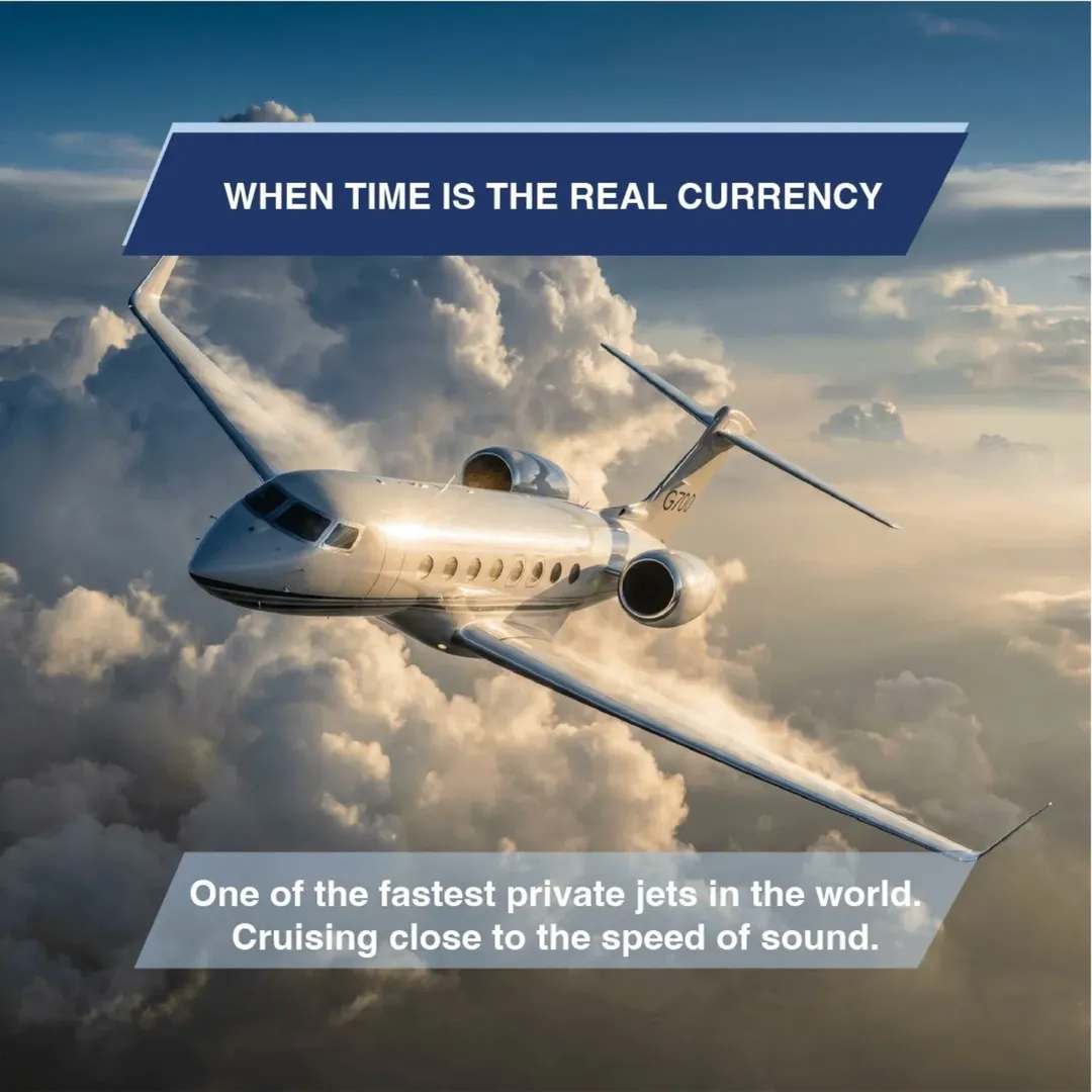 Gulfstream G700 — Time isn't luxury, control is